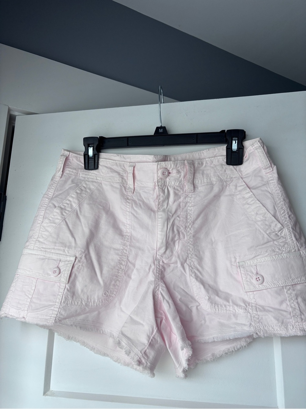 American Eagle Outfitters Pale Pink Cargo Shorts